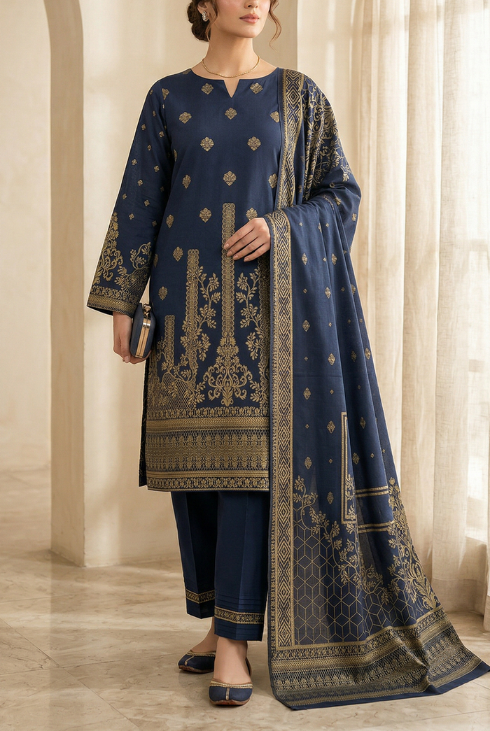 Roshan Jacquard Lawn D-521