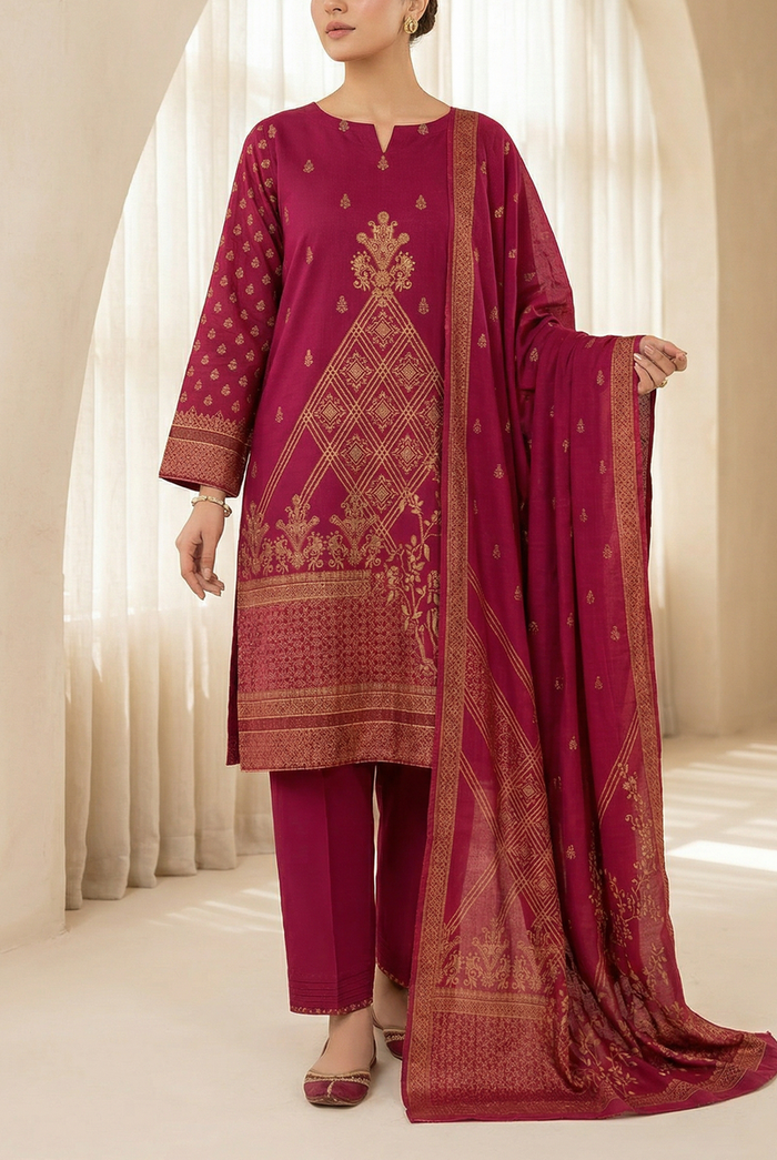 Roshan Jacquard Lawn D-522