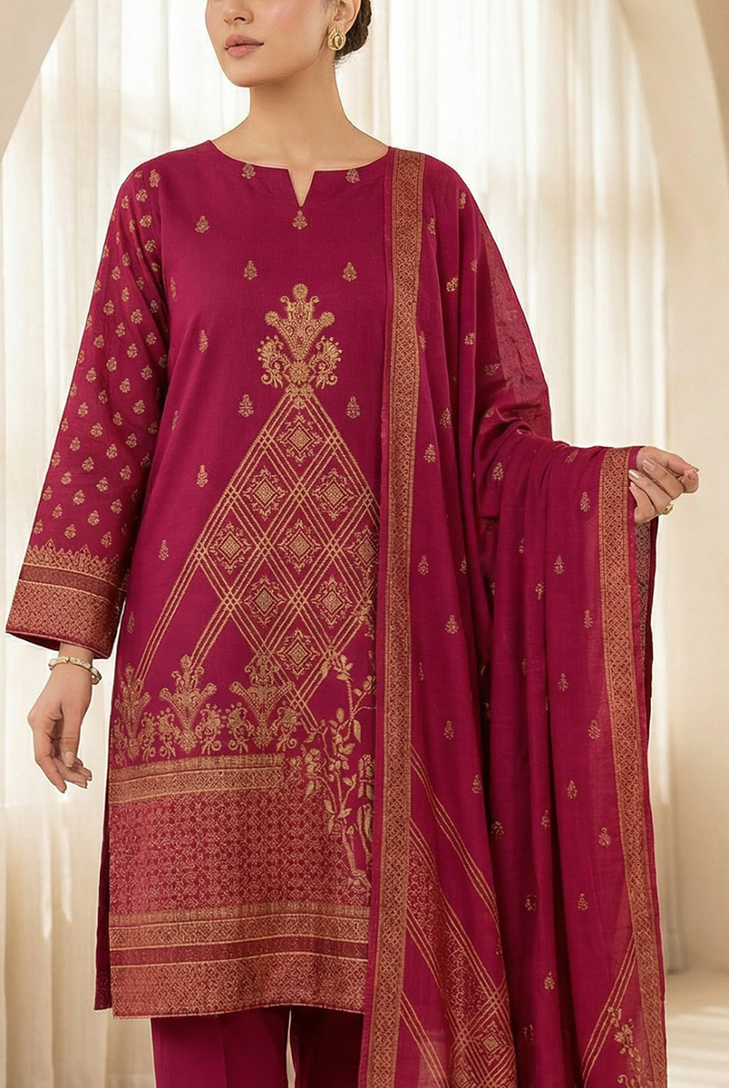 Roshan Jacquard Lawn D-522