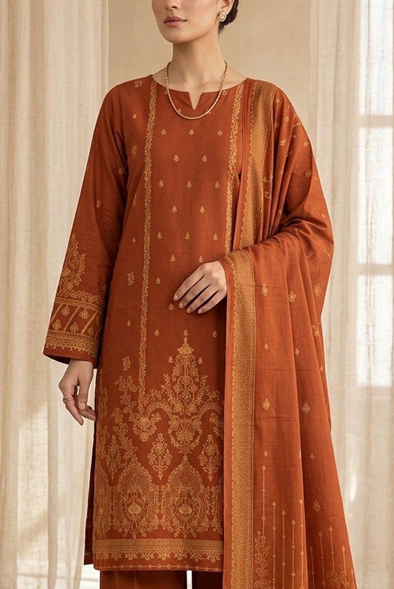 Roshan Jacquard Lawn D-524