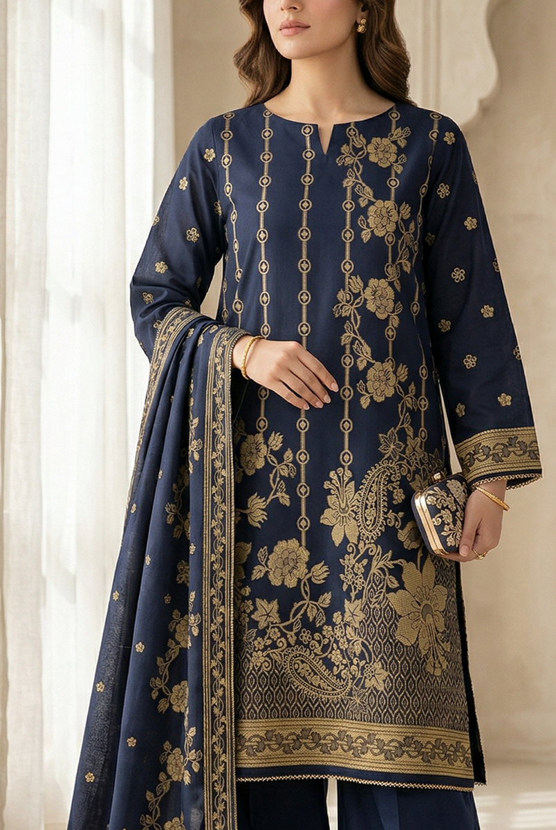 Roshan Jacquard Lawn D-525