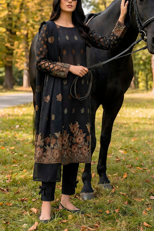 Nayab Jacquard Unstitched 3 Pcs D-543