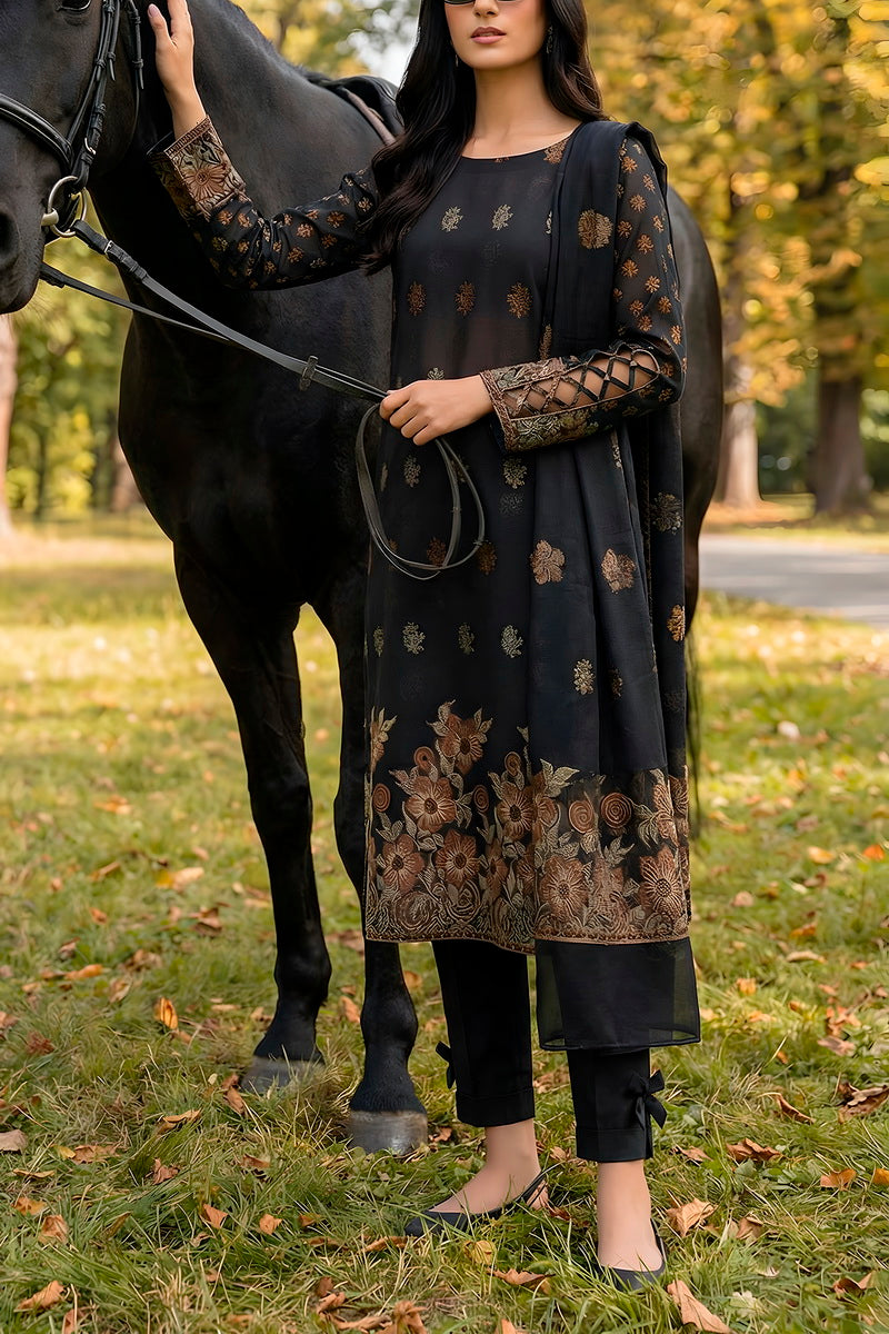 Nayab Jacquard Unstitched 3 Pcs D-543