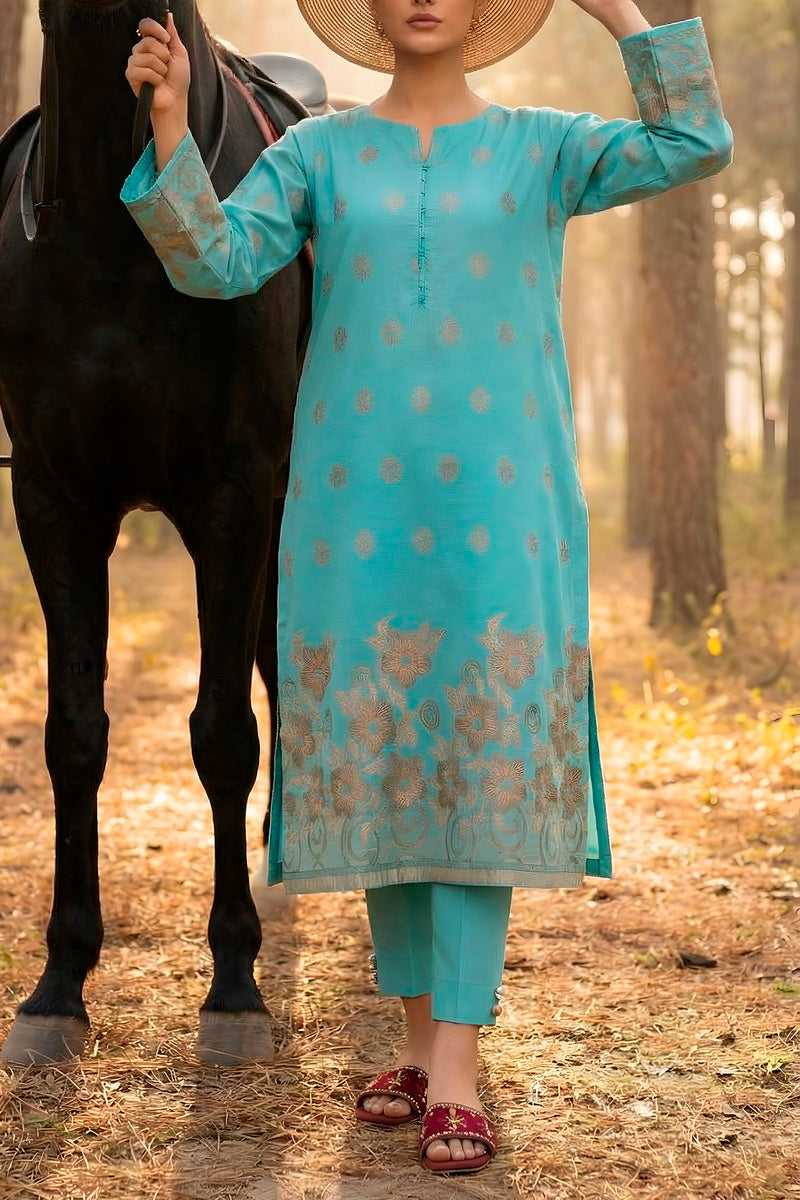 Nayab Jacquard Unstitched 3 Pcs D-546