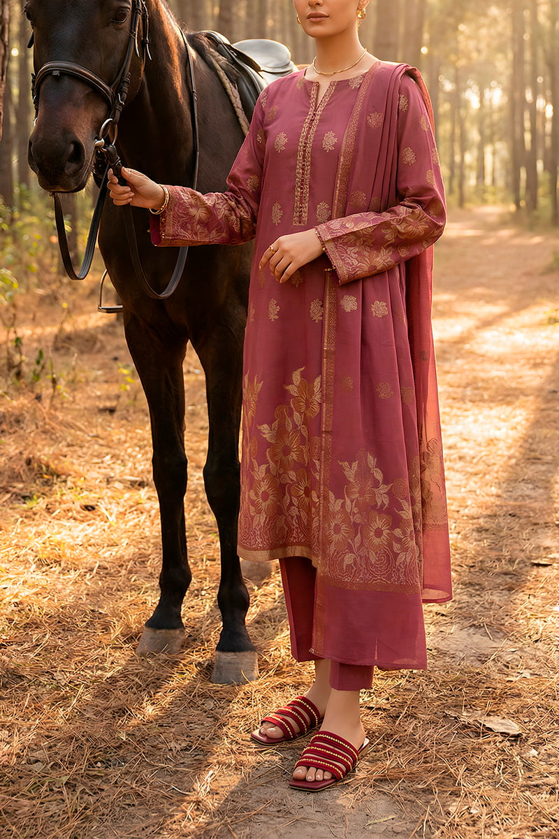 Nayab Jacquard Unstitched 3 Pcs D-548