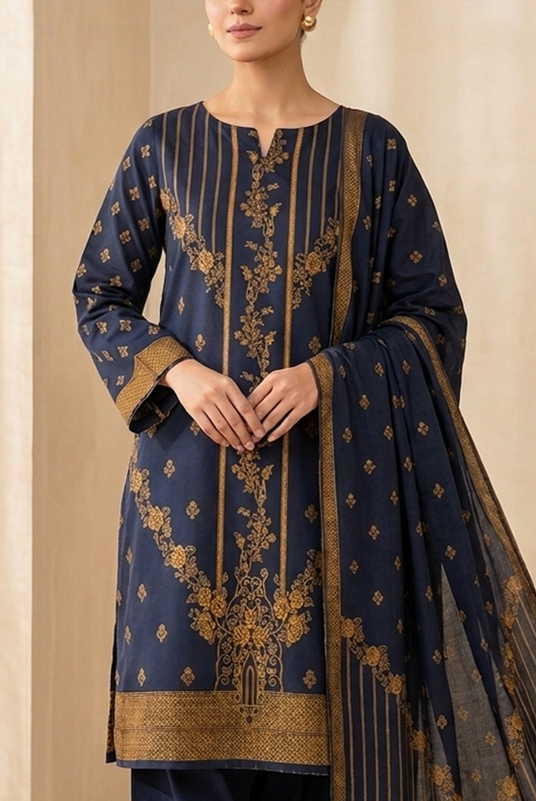 Roshan Jacquard Lawn D-552