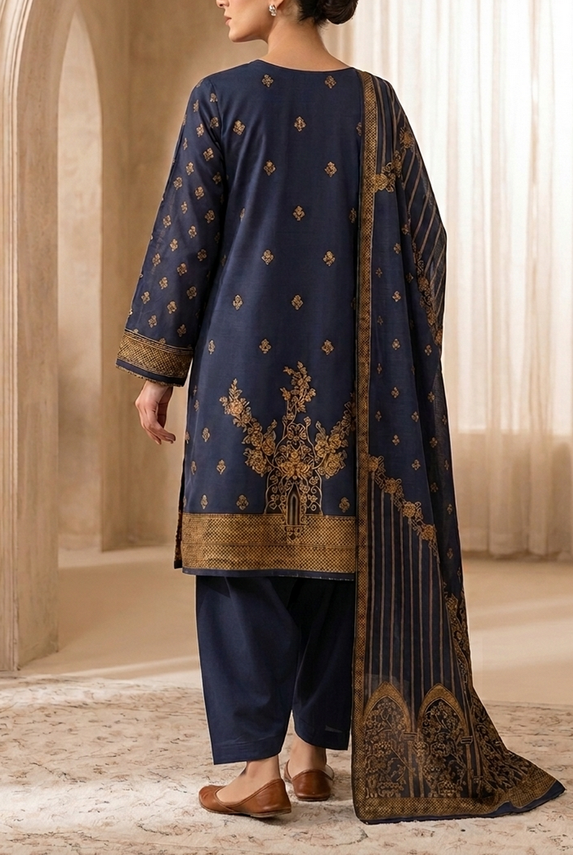 Roshan Jacquard Lawn D-552