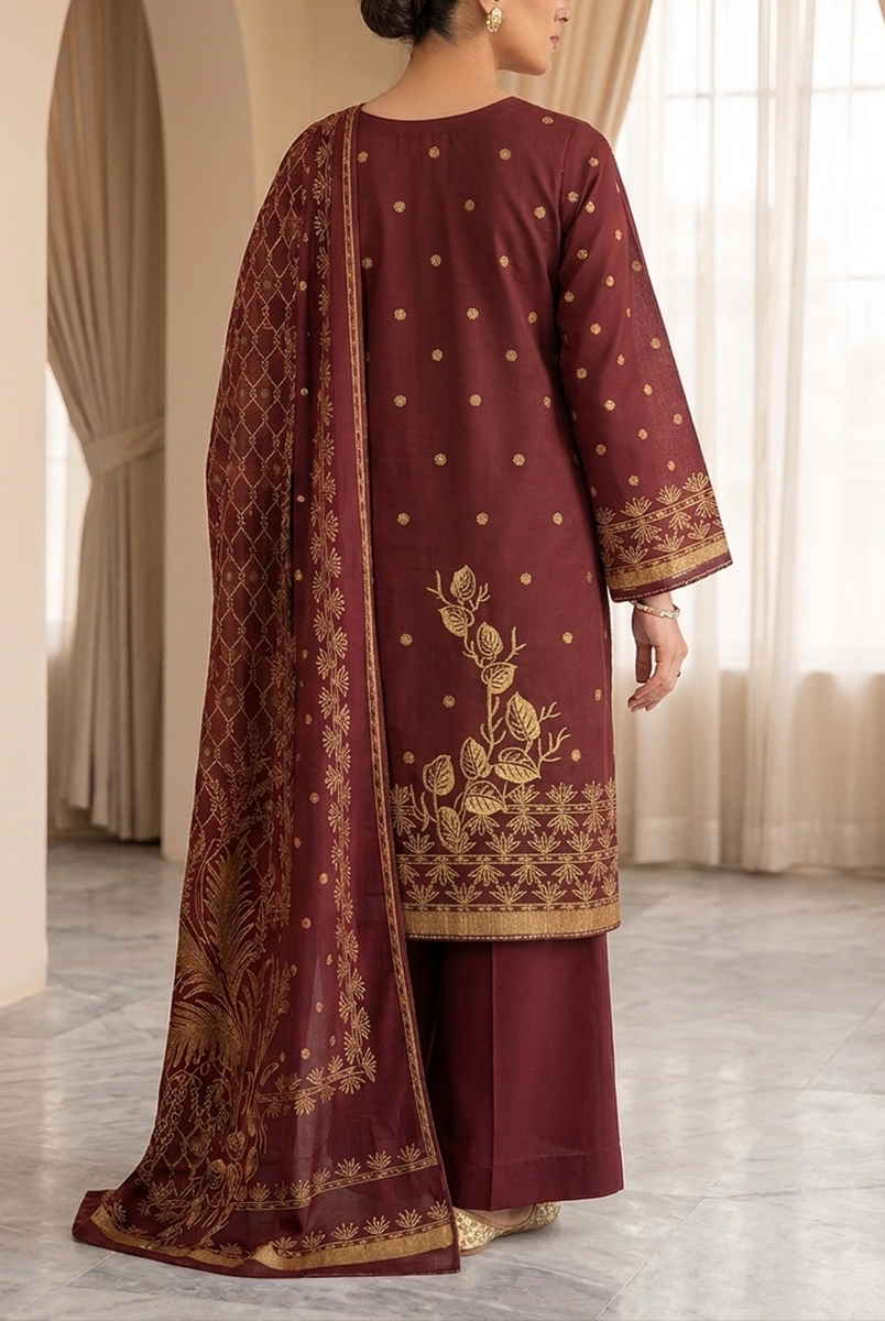 Roshan Jacquard Lawn D-556