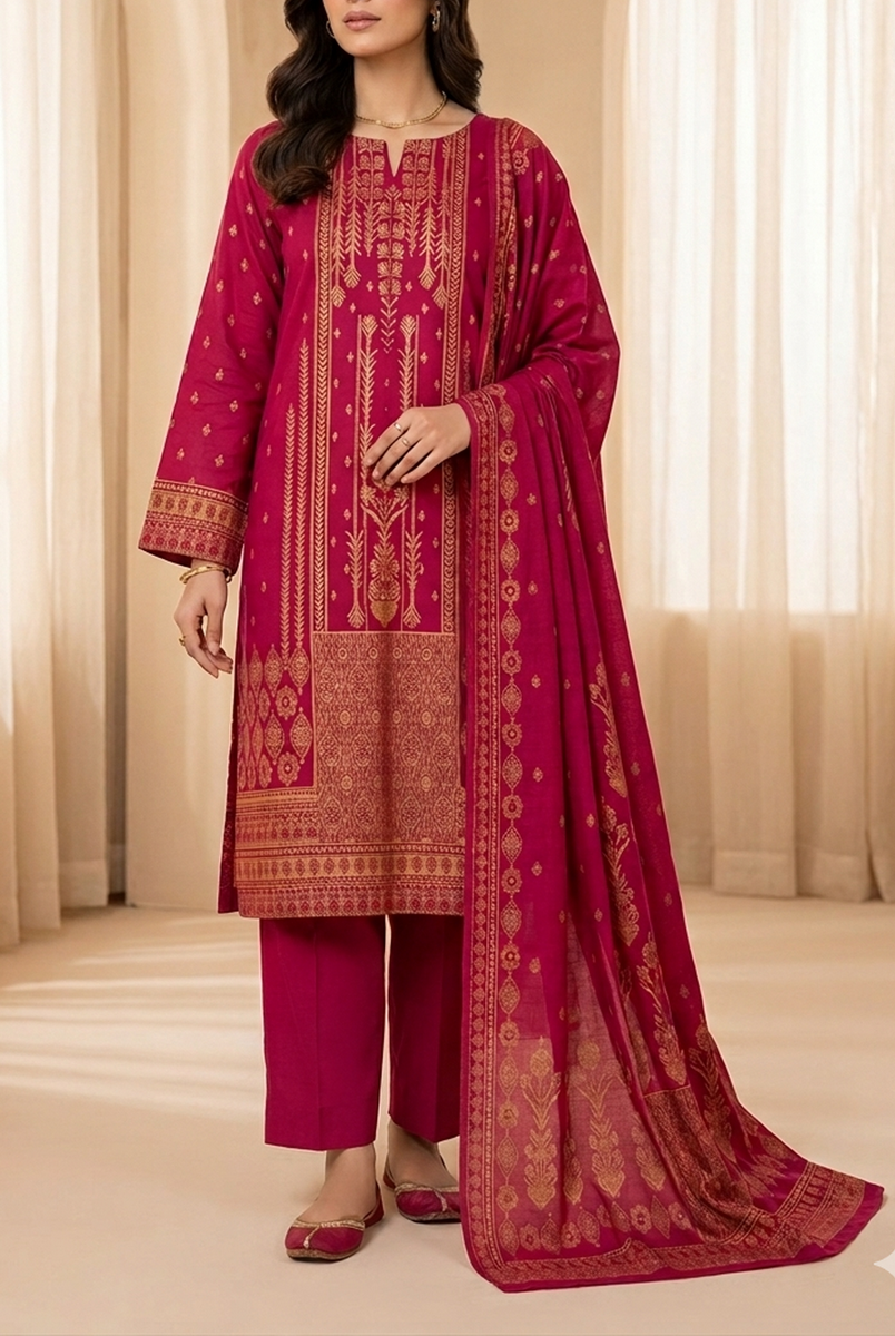 Roshan Jacquard Lawn D-557