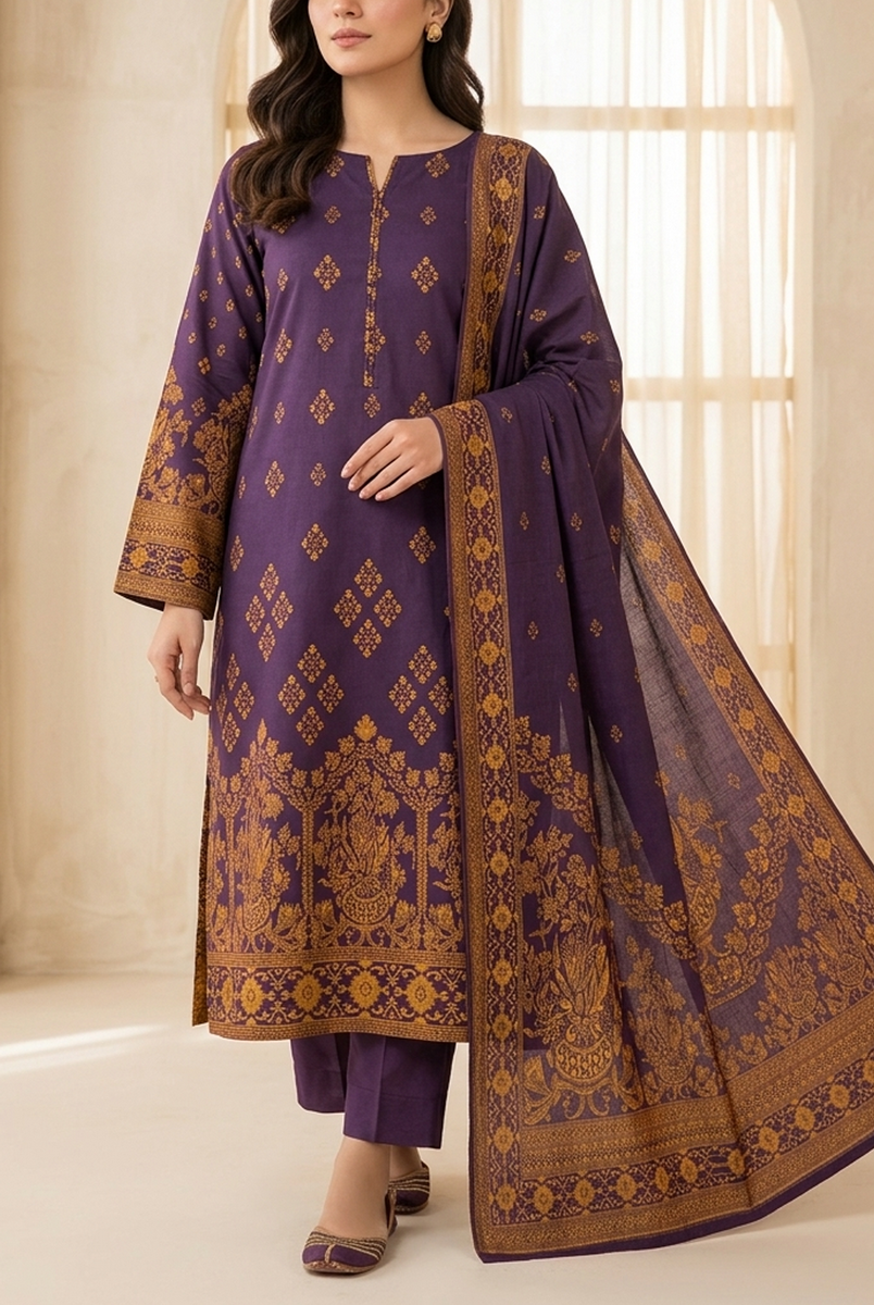 Roshan Jacquard Lawn D-559