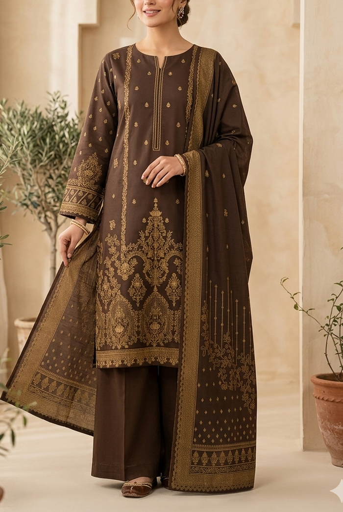 Roshan Jacquard Lawn D-560