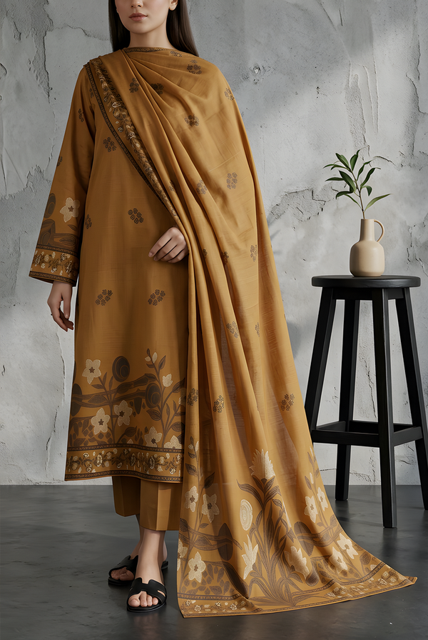 Raina Jacquard Lawn D-561