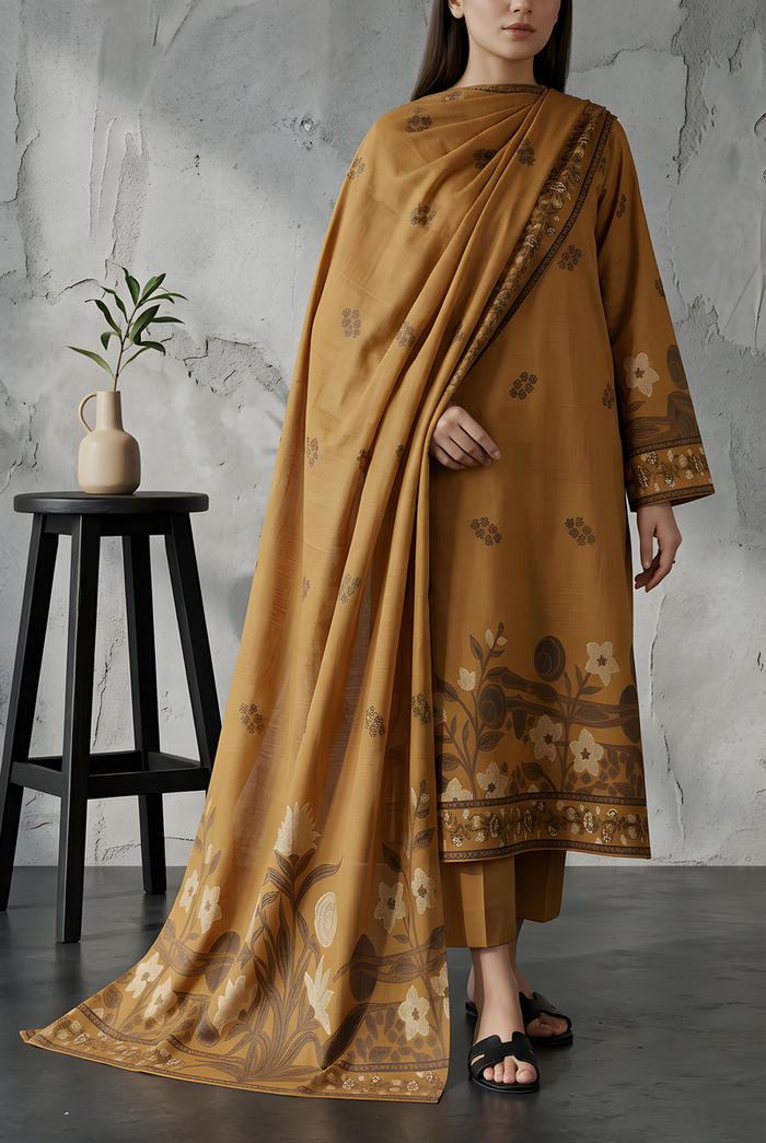 Raina Jacquard Lawn D-561