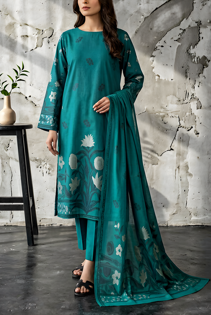 Raina Jacquard Lawn D-562