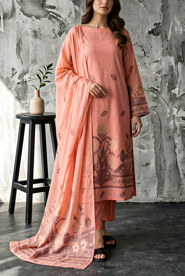 Raina Jacquard Lawn D-563