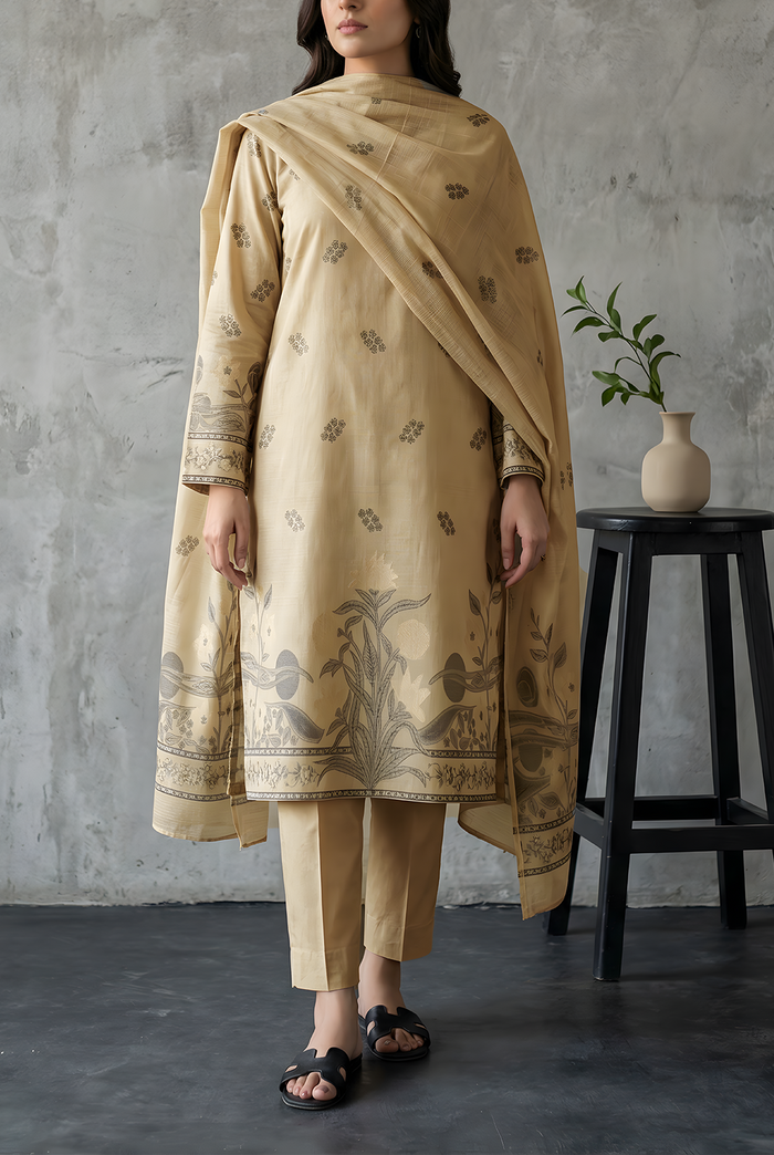 Raina Jacquard Lawn D-566