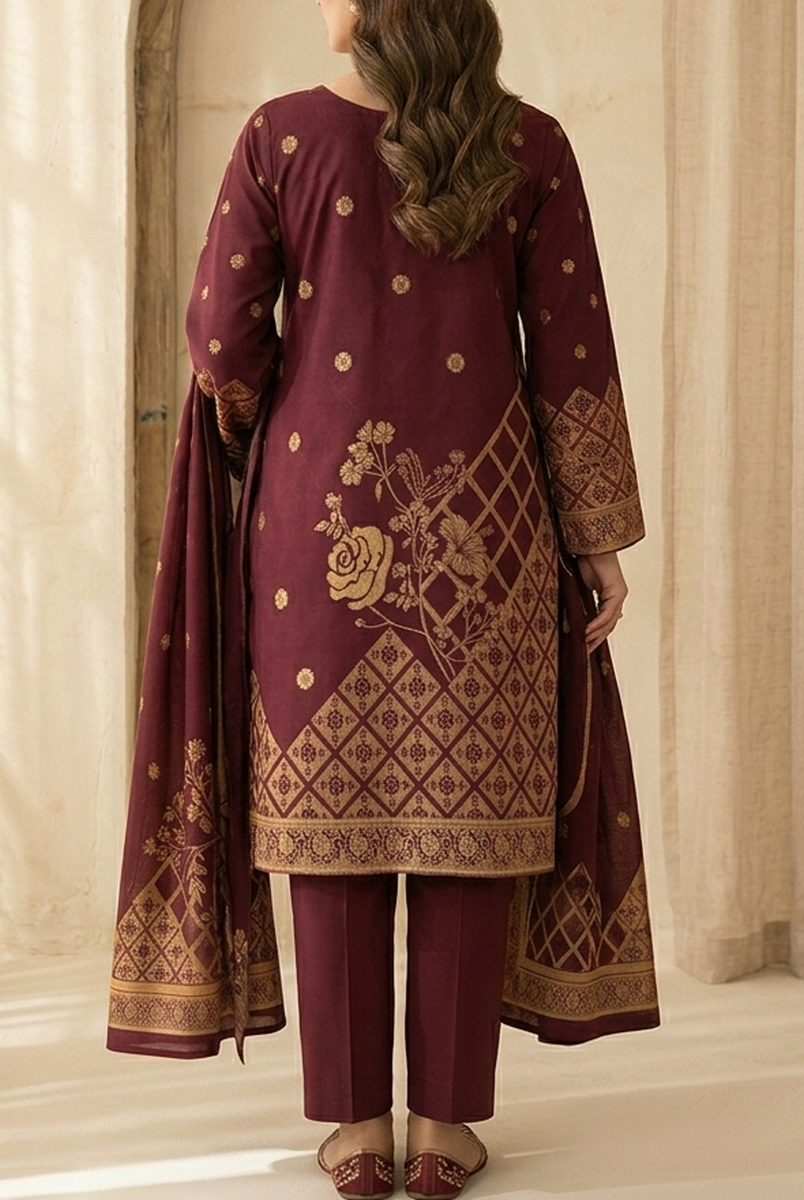 Roshan Jacquard Lawn D-581