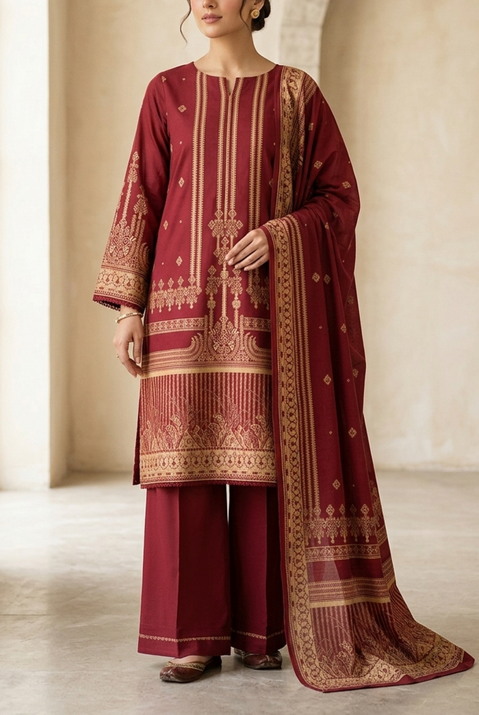Roshan Jacquard Lawn D-583