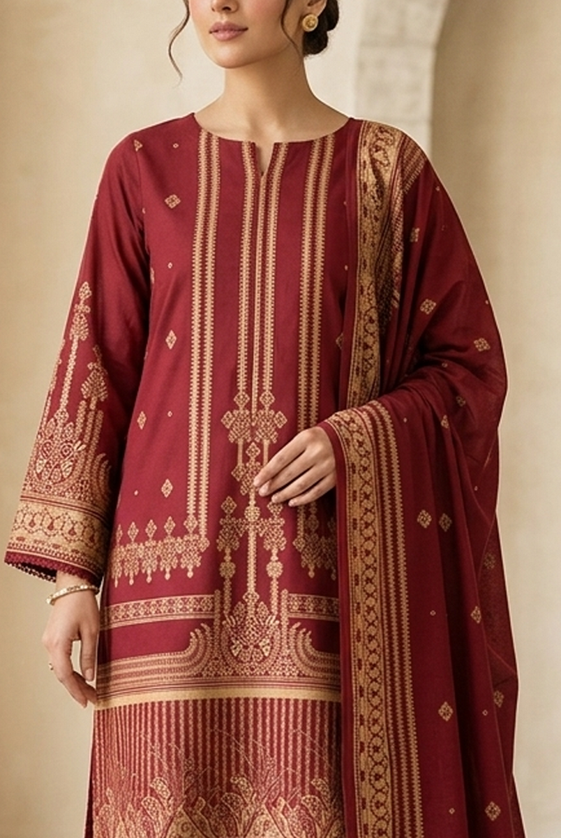 Roshan Jacquard Lawn D-583