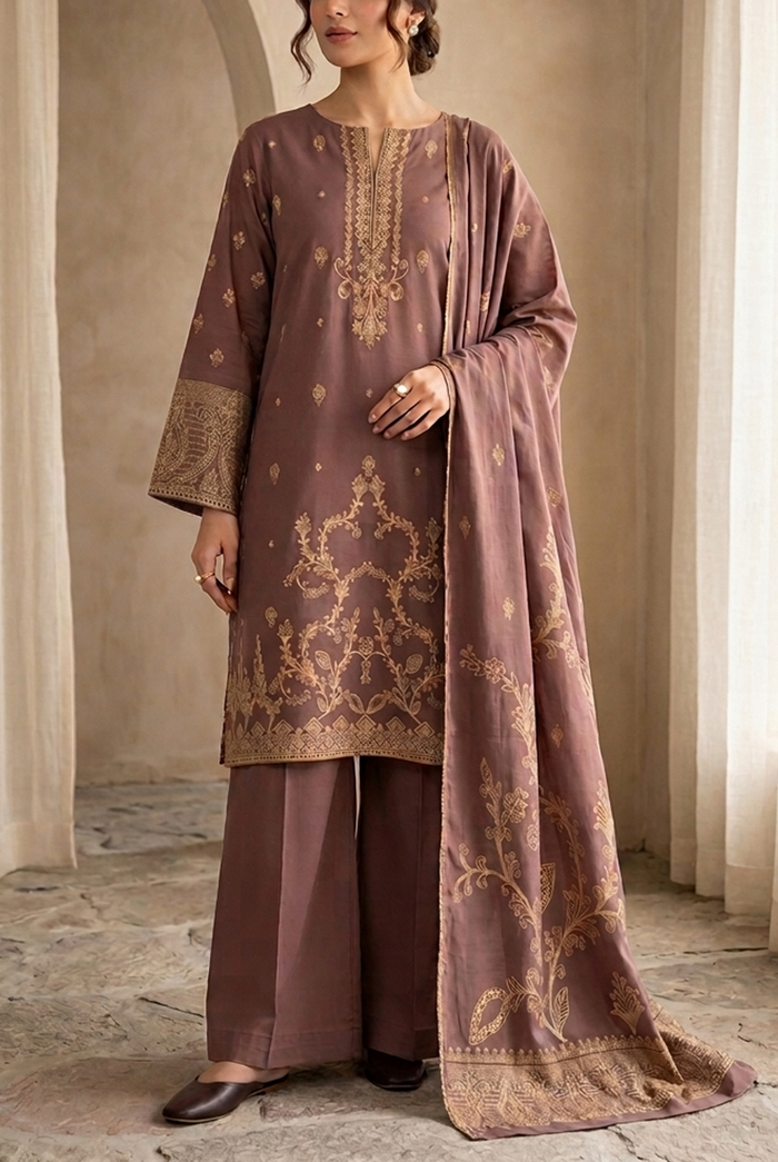 Roshan Jacquard Lawn D-584