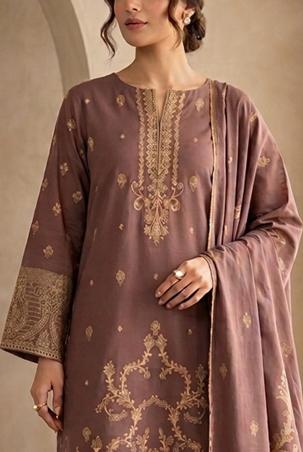 Roshan Jacquard Lawn D-584