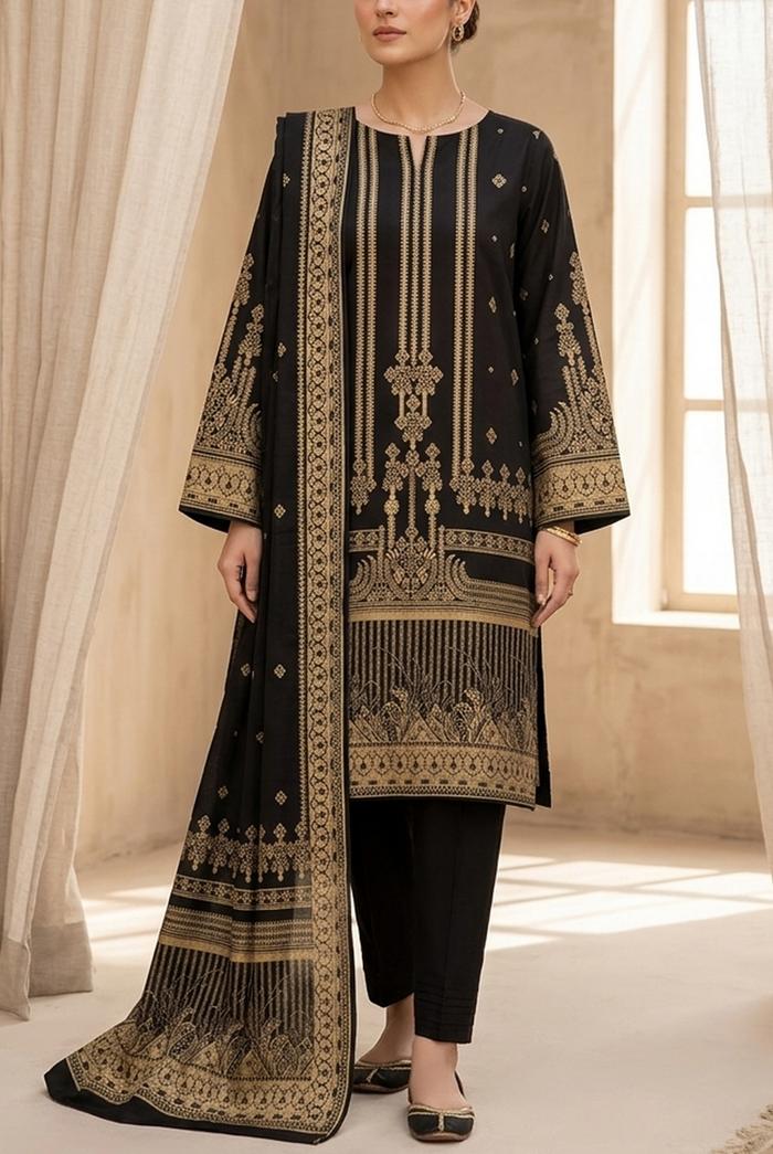 Roshan Jacquard Lawn D-585