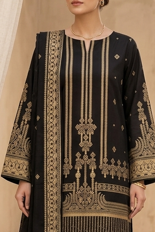 Roshan Jacquard Lawn D-585