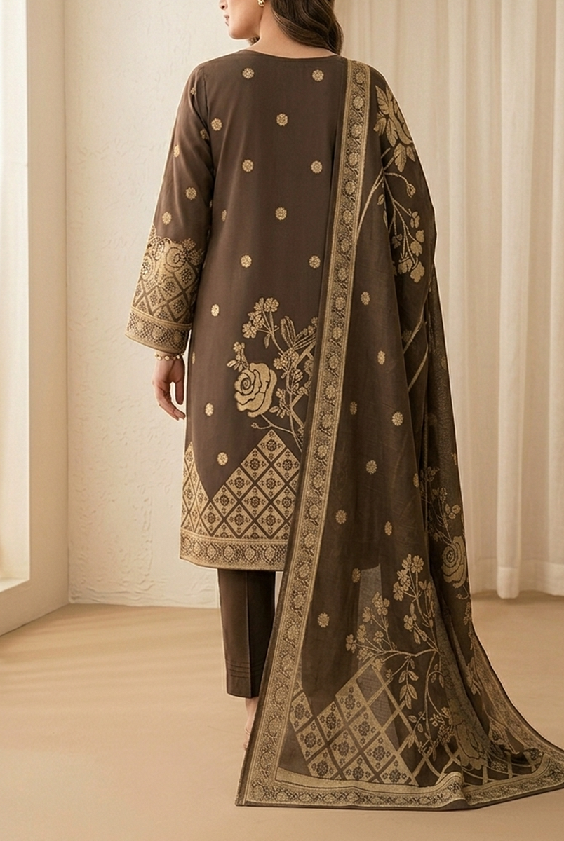 Roshan Jacquard Lawn D-587