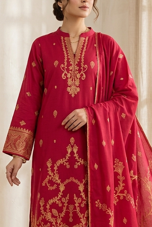 Roshan Jacquard Lawn D-589