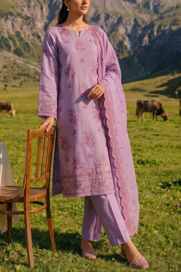 Miraas Unstitch Emb Khaddar D-686