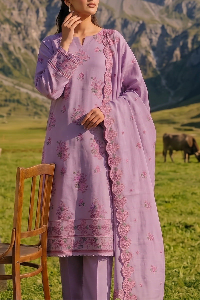 Miraas Unstitch Emb Khaddar D-686