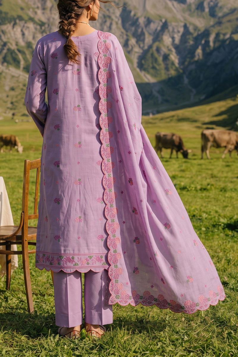 Miraas Unstitch Emb Khaddar D-686