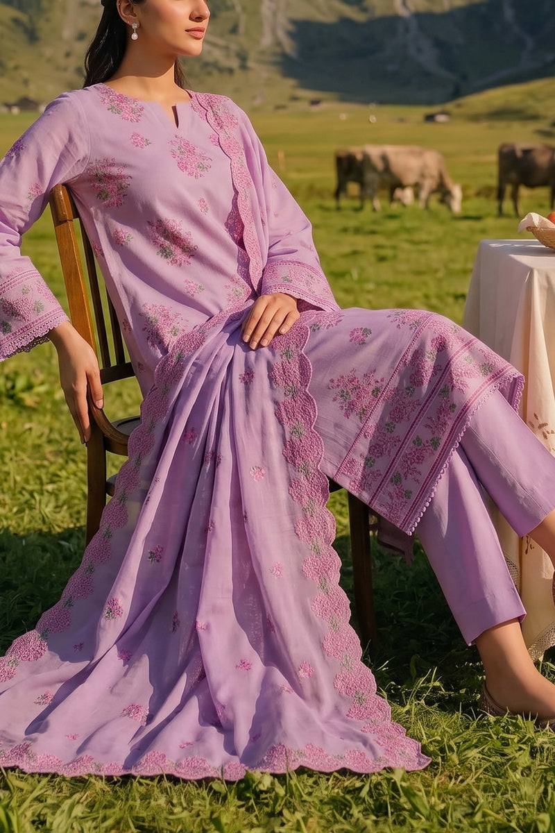 Miraas Unstitch Emb Khaddar D-686