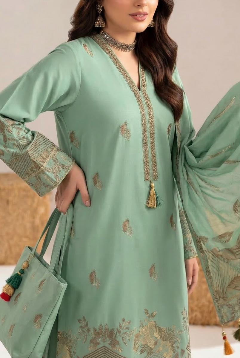 Raina Jacquard Lawn D-616