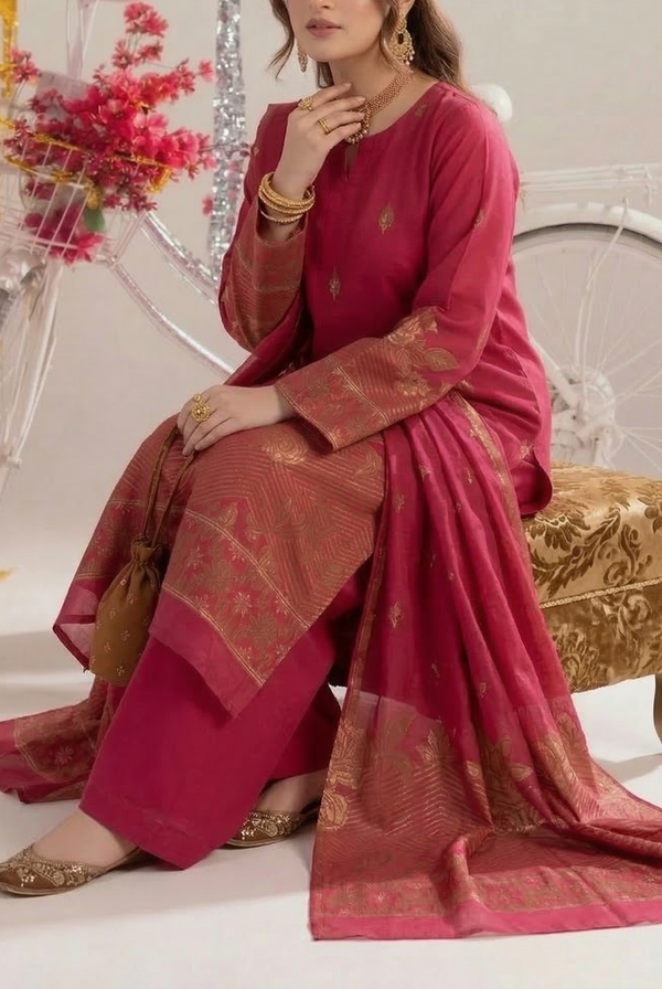 Raina Jacquard Lawn D-617