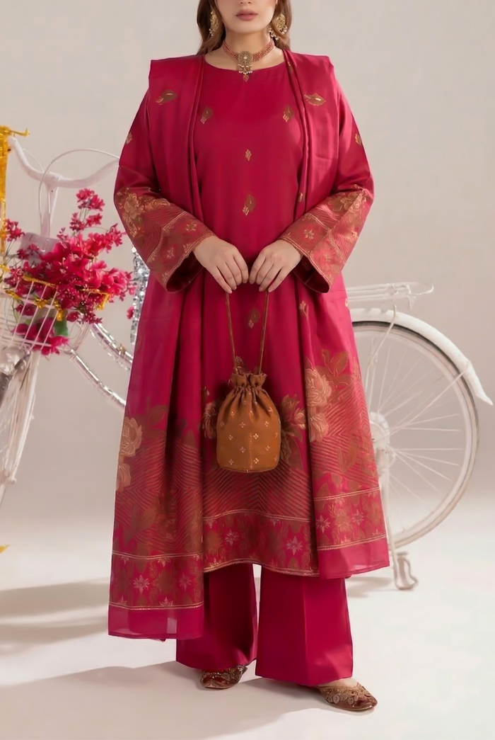 Raina Jacquard Lawn D-617