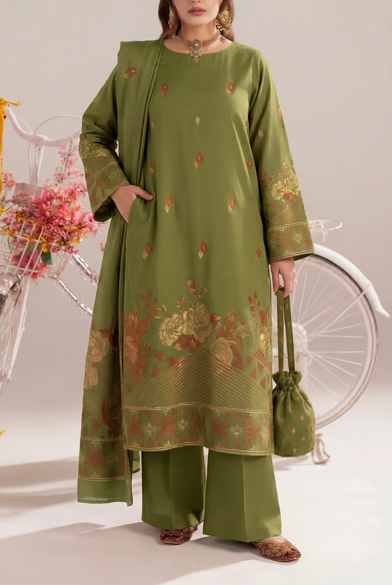 Raina Jacquard Lawn D-618