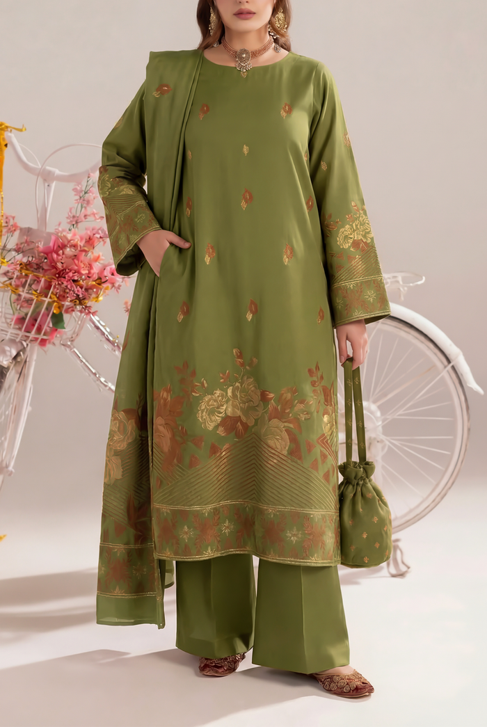 Raina Jacquard Lawn D-618