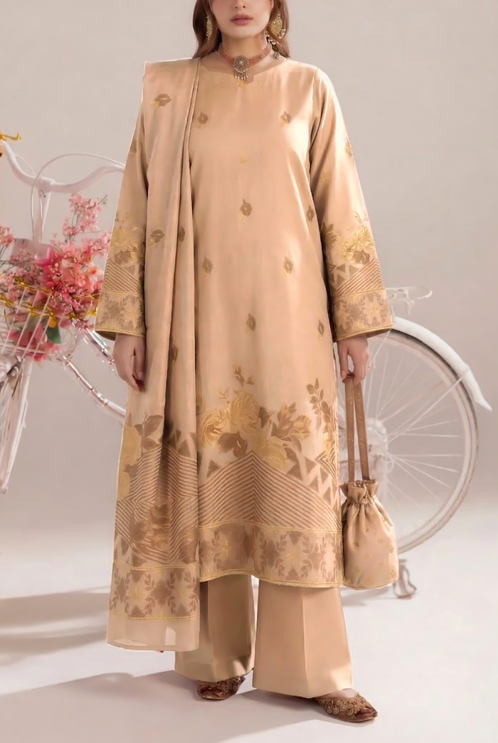 Raina Jacquard Lawn D-619
