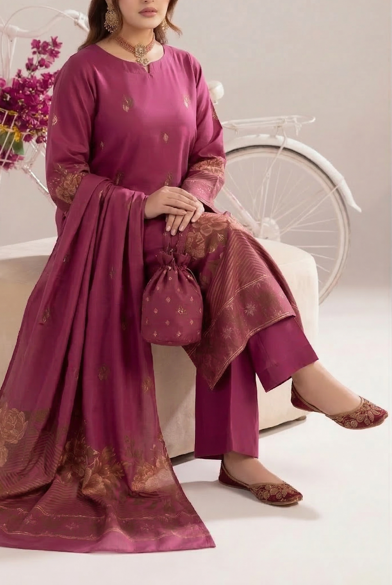 Raina Jacquard Lawn D-620