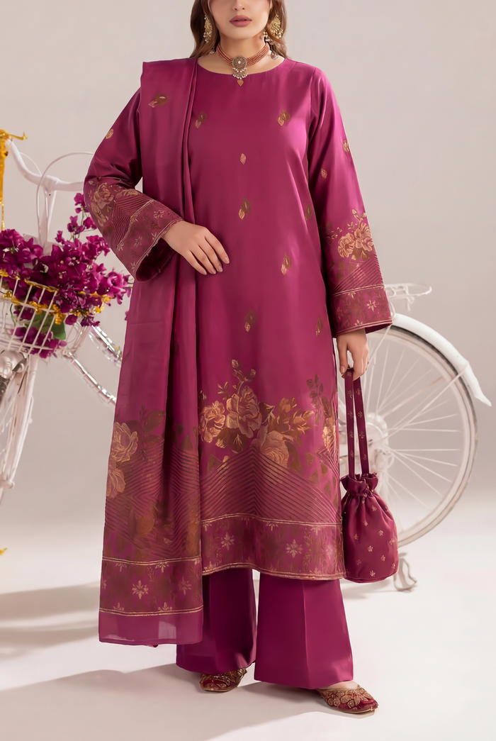 Raina Jacquard Lawn D-620