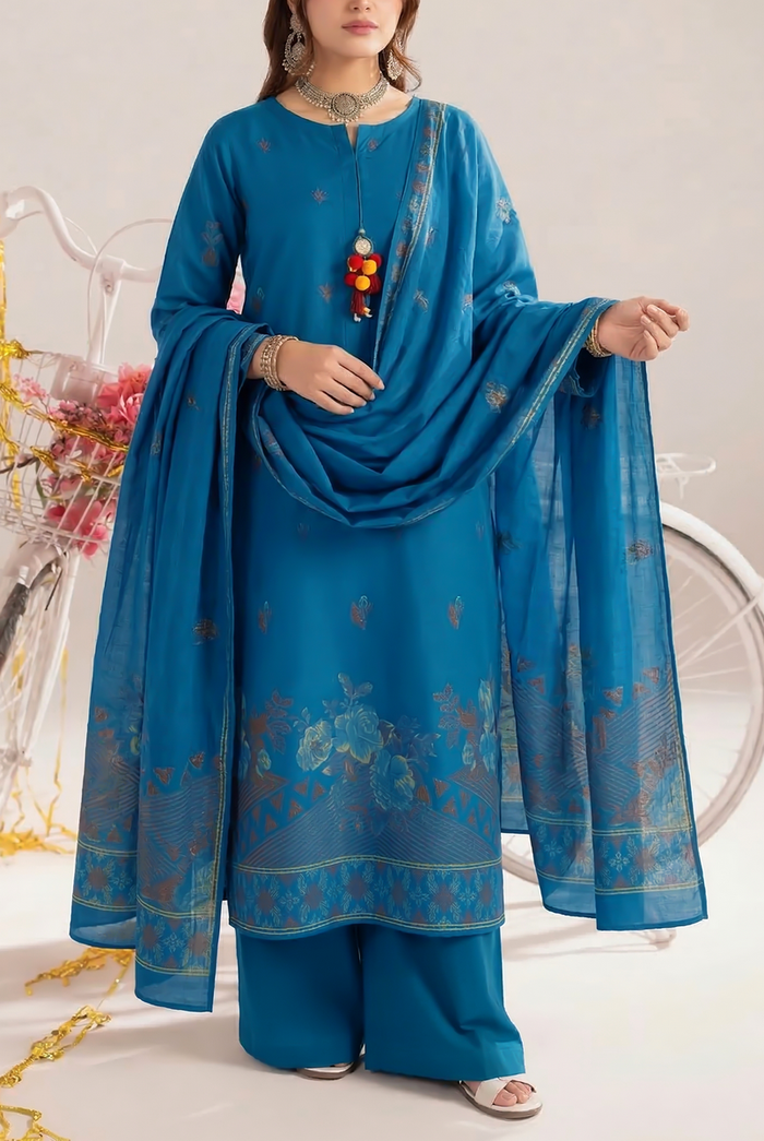 Raina Jacquard Lawn D-621