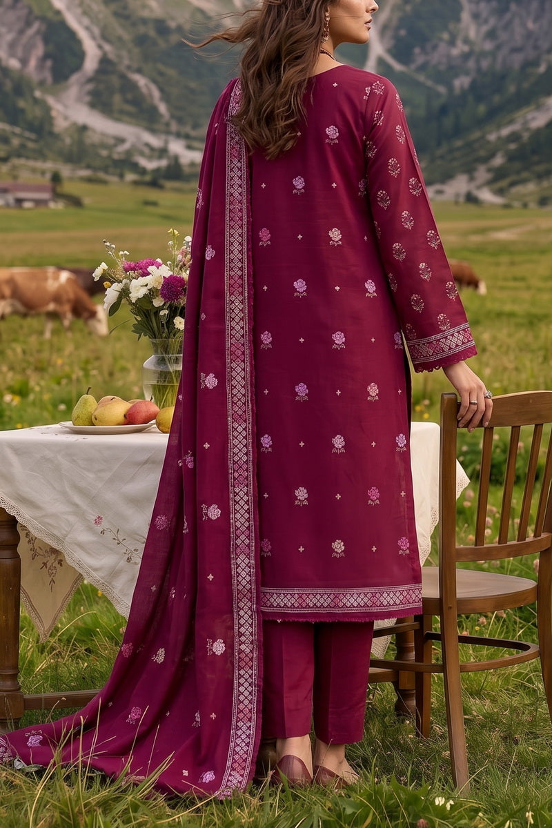 Miraas Unstitch Emb Khaddar D-693