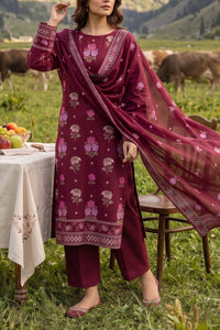 Miraas Unstitch Emb Khaddar D-693