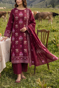 Miraas Unstitch Emb Khaddar D-693