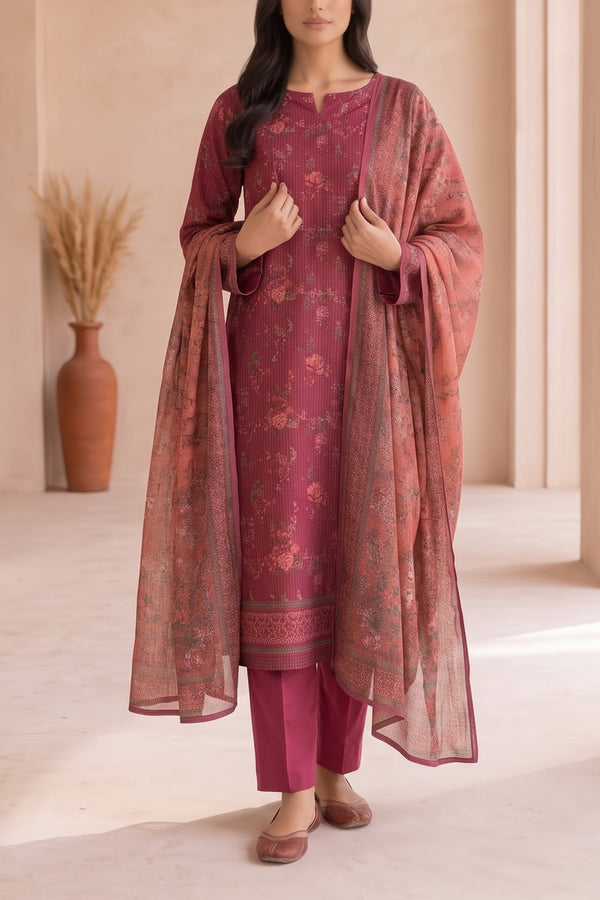 Fiza Mariyam 3 Pcs Unstitch Khaddar D-796