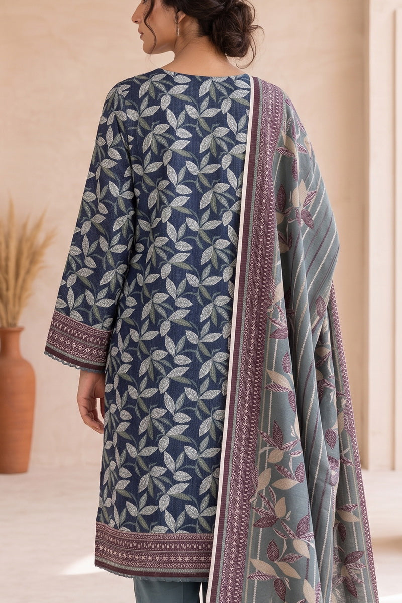 Fiza Mariyam 3 Pcs Unstitch Khaddar D-799