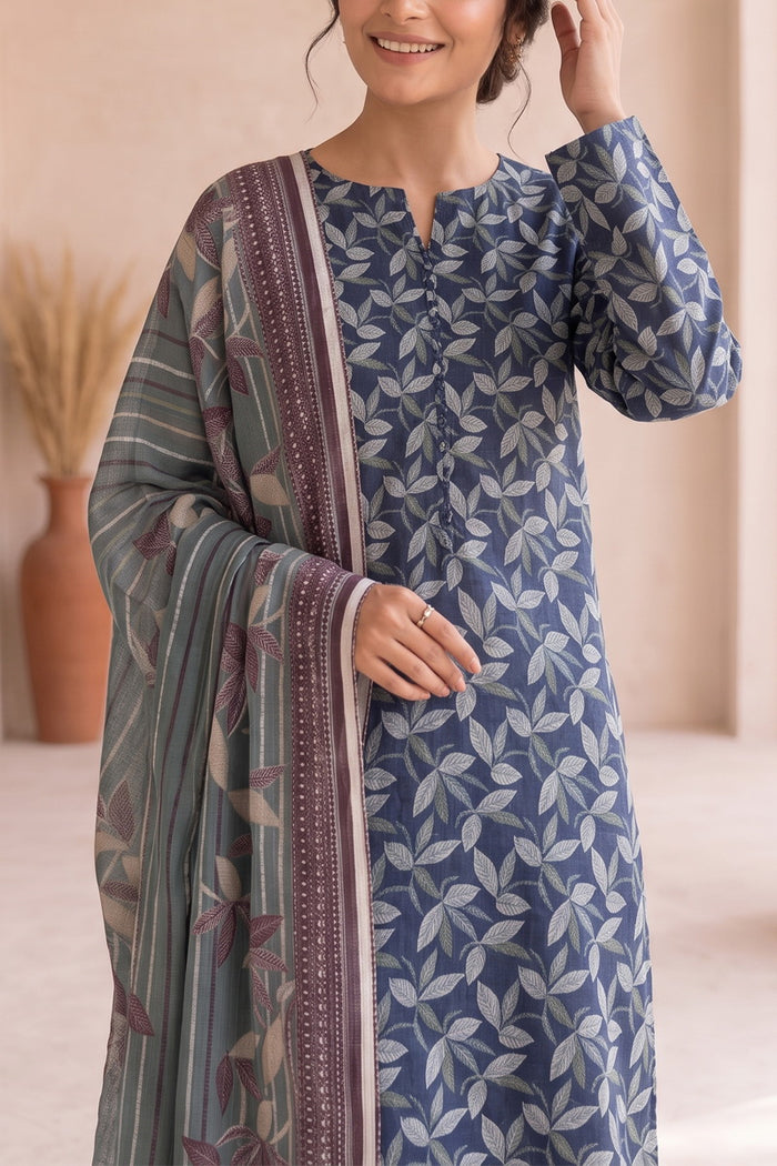 Fiza Mariyam 3 Pcs Unstitch Khaddar D-799