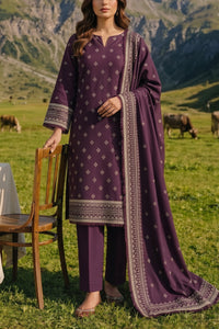 Miraas Unstitch Emb Khaddar D-687