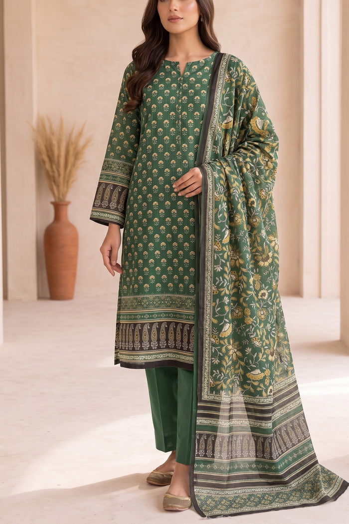 Fiza Mariyam 3 Pcs Unstitch Khaddar D-802